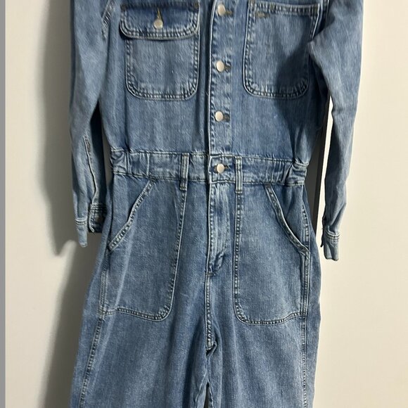 NWT Universal Thread Utility Baggy Denim Jumpsuit Women's Size 10 - Picture 4 of 14